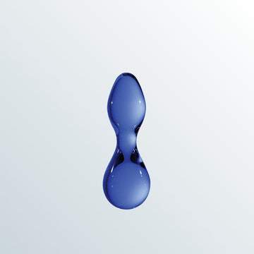 anal plug blue Bejeweled Butt Plug