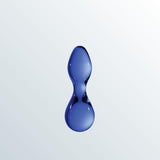 Chrystalino Seed Glass Butt Plug - Blue