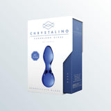 Chrystalino Seed Glass Butt Plug - Blue
