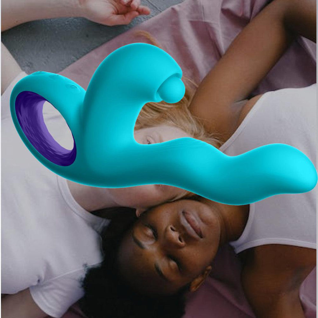 Femme Funn Klio G-Spot Rabbit Vibrator - Aqua