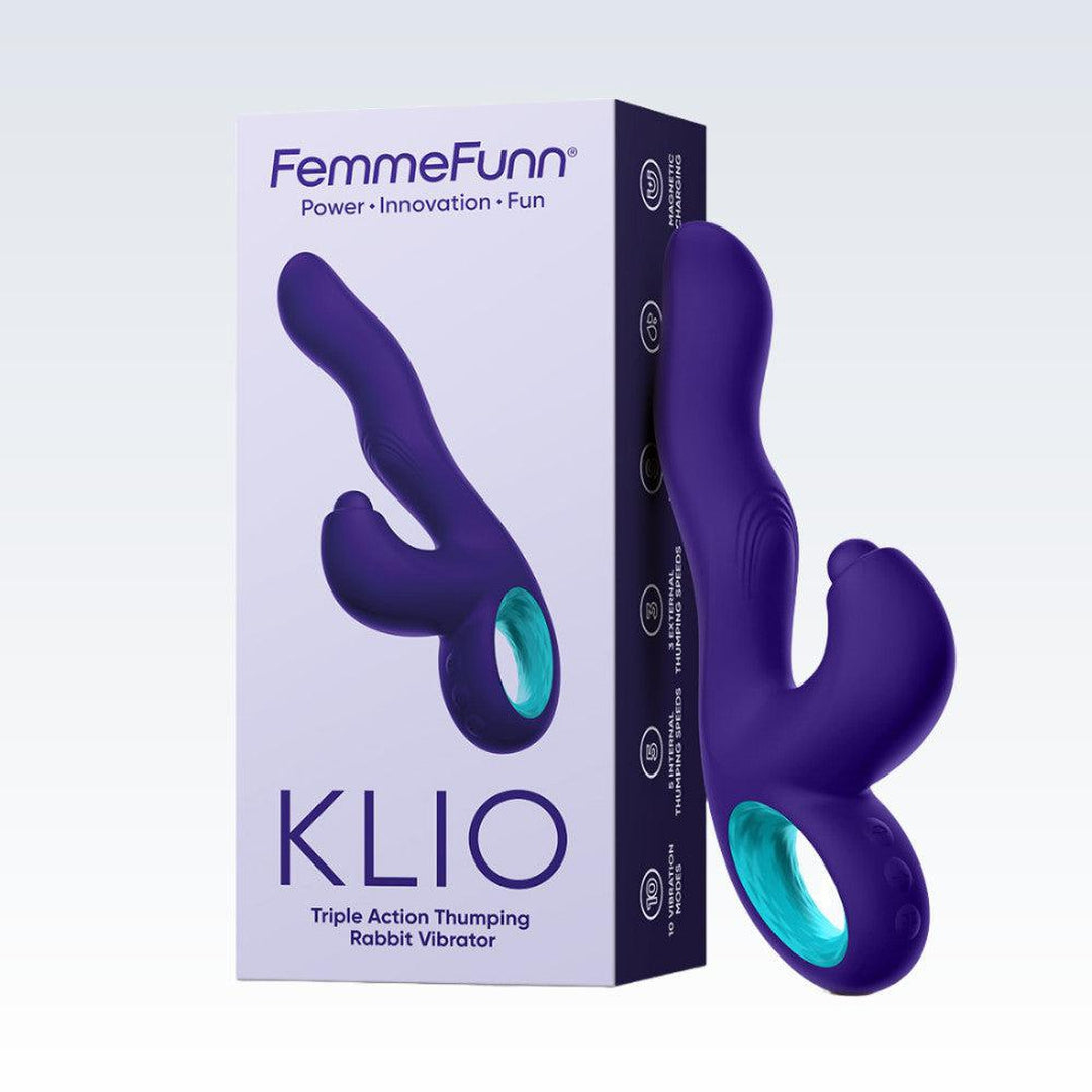 Femme Funn Klio G-Spot Rabbit Vibrator - Purple