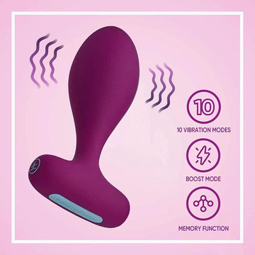 Femme Funn PLUA Remote Control Vibrating Butt Plug Fuchsia  Condomania.com