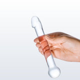 Gläs 7" Realistic Head Glass Dildo