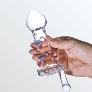 Glas Candy Land Juicer Glass Dildo with Handle  Condomania.com