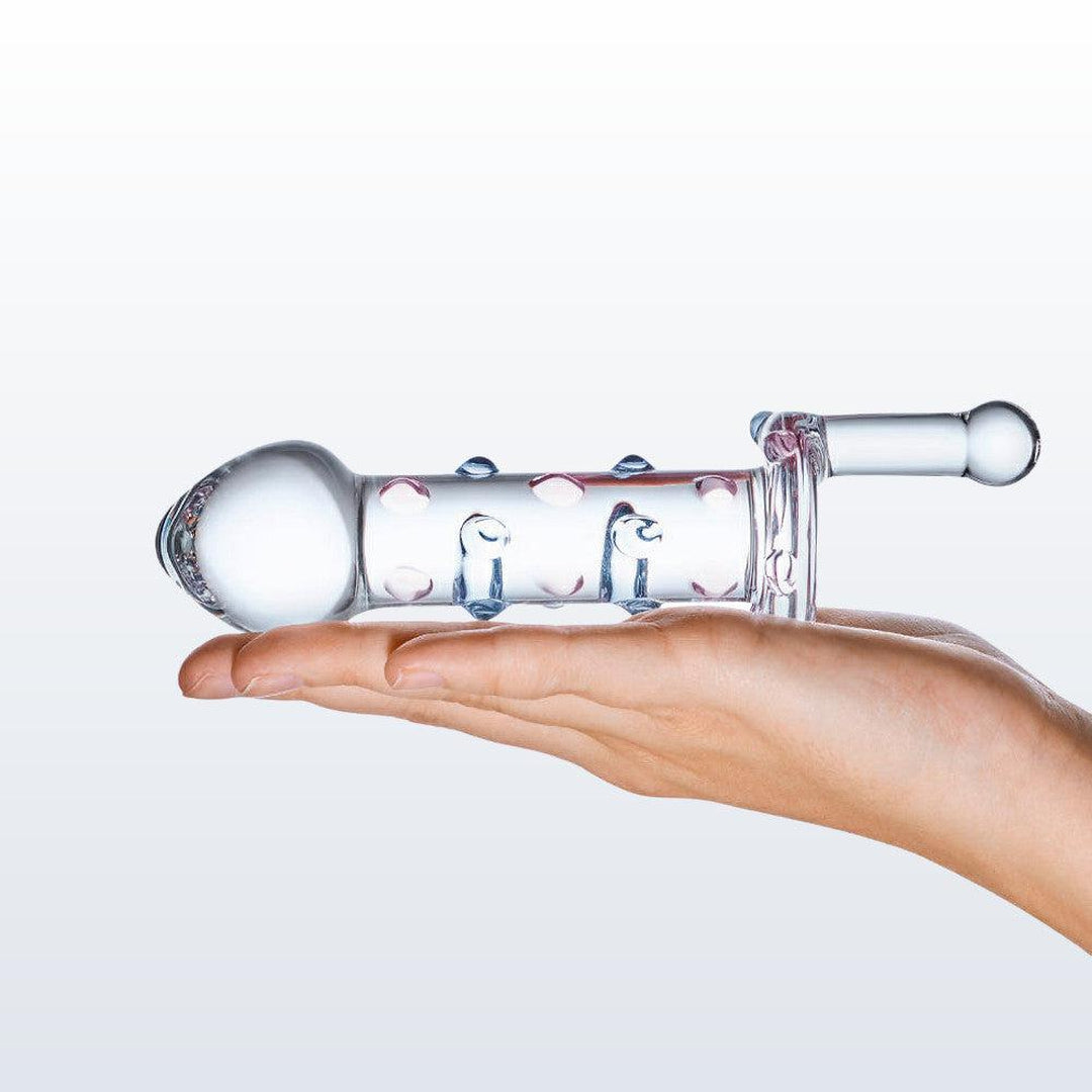 Glas Candy Land Juicer Glass Dildo with Handle Condomania.com Glas Candy Land Juicer Glass Dildo with Handle Condomania.com