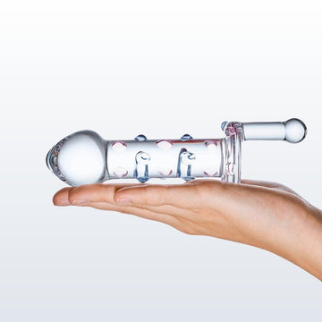 vibrating glass dildo Seducer - Suction cup dildo vibrator main image 1