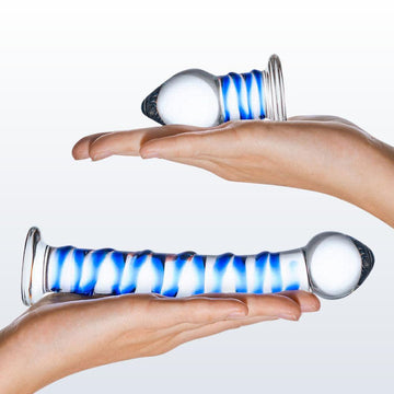 Gls Double Penetration Glass Dildo and Butt Plug Set Condomania.com Gls Double Penetration Glass Dildo and Butt Plug Set Condomania.com
