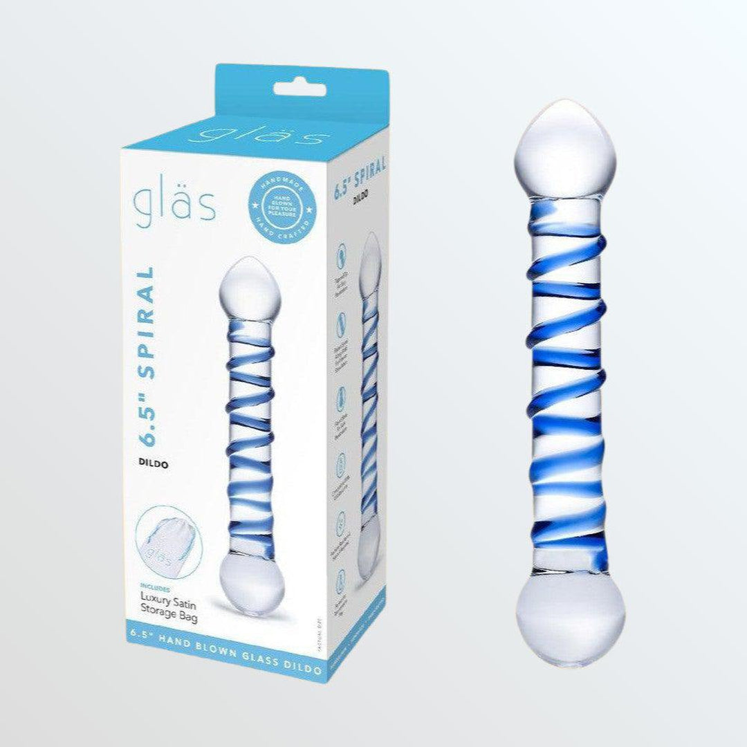 Gläs Spiral Glass 6.5" Dildo