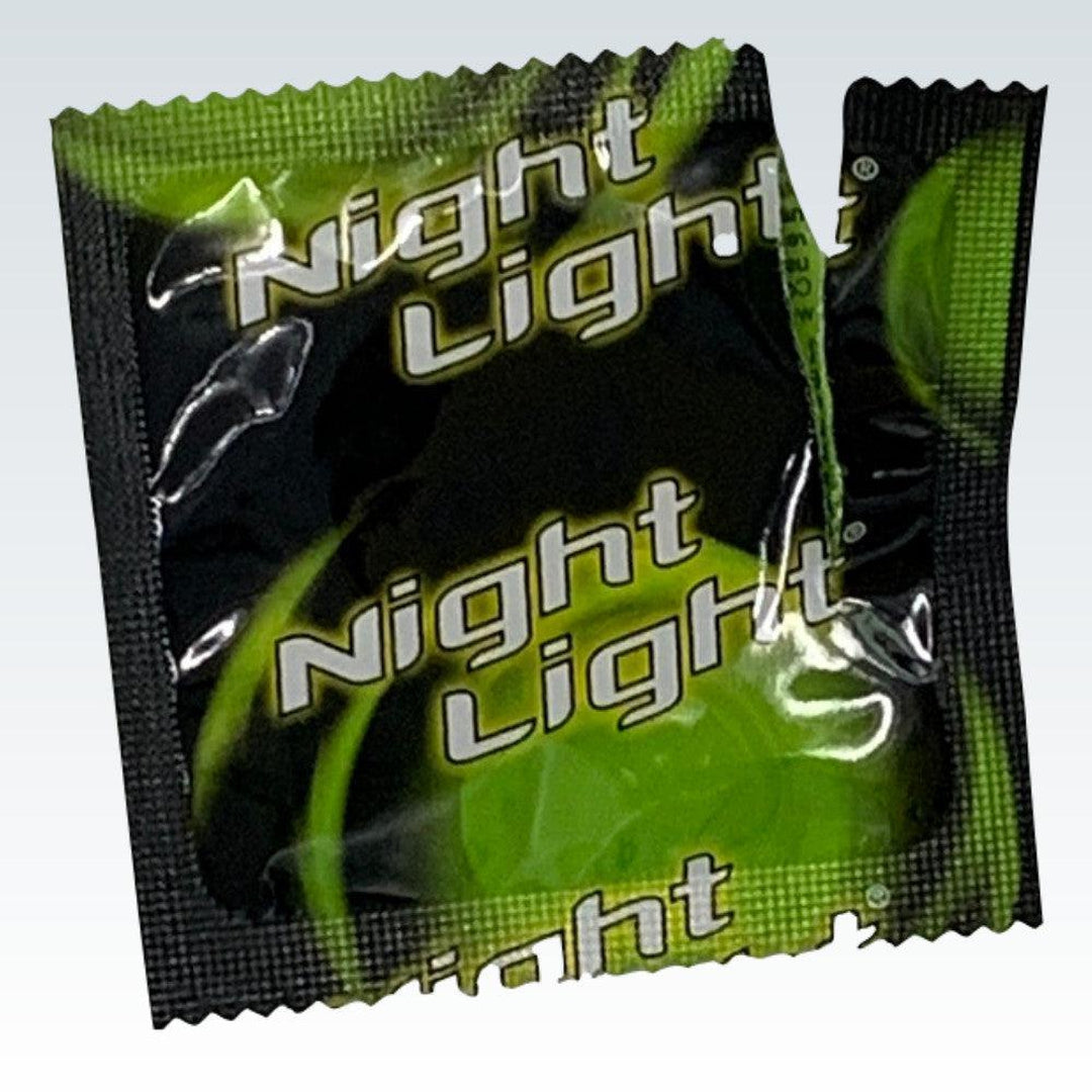 Night Light Glow-in-the-Dark Condoms 3-Pack Fun Design Condomania.com Night Light Glow-in-the-Dark Condoms 3-Pack Fun Design Condomania.com
