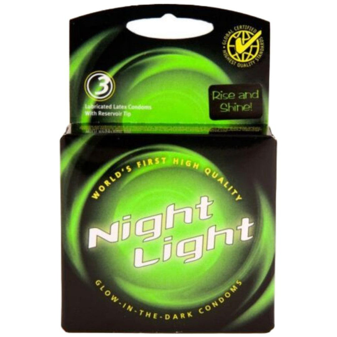 Glow-in-the-Dark Condoms by Night Light