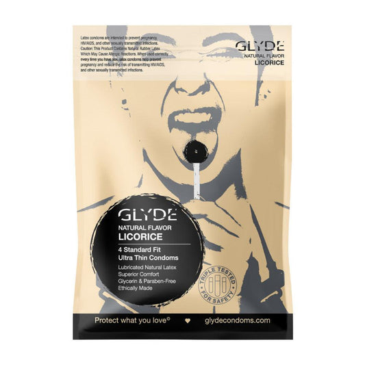 Glyde Ultra "Licorice" Flavored Condoms 1080