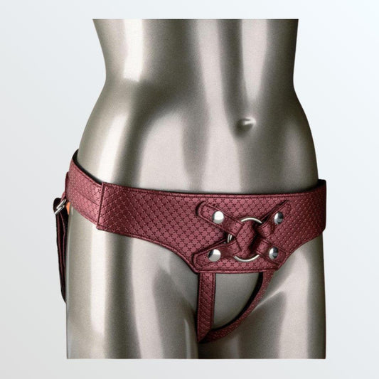 Her Royal Harness the Regal Empress Red Strap-On Harness 1080
