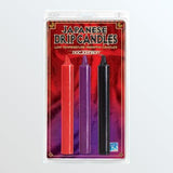 Japanese Drip Candles Set of 3 - Assorted Colors