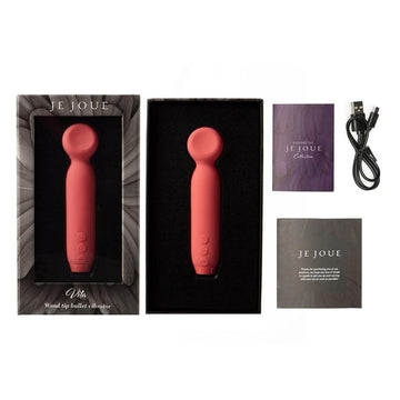 Je Joue Vita Wand-Tipped Bullet Vibrator - Pink Condomania.com Je Joue Vita Wand-Tipped Bullet Vibrator - Pink Condomania.com