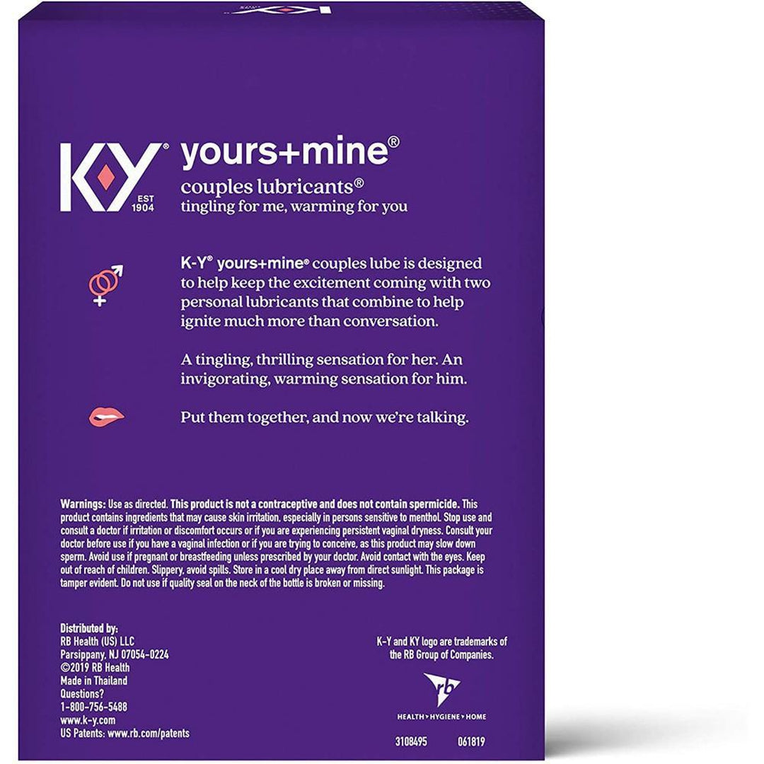 K-Y Yours and Mine - Couples Water-Based Lubricant