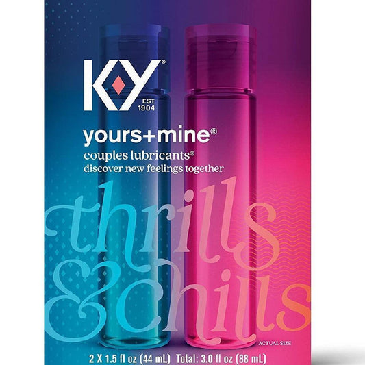 K-Y Yours and Mine - Couples Water-Based Lubricant 1080