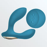 LELO Hugo Premium Vibrating Prostate Massager - Ocean Blue