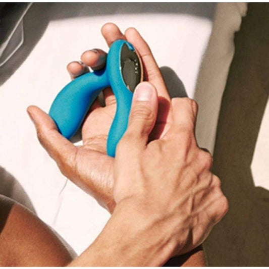 LELO Hugo Premium Vibrating Prostate Massager - Ocean Blue 1080