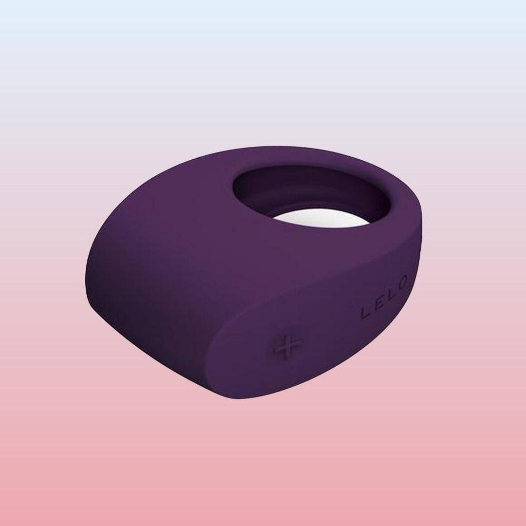 LELO Tor 2 Vibrating Waterproof Cock Ring for Couples - Purple