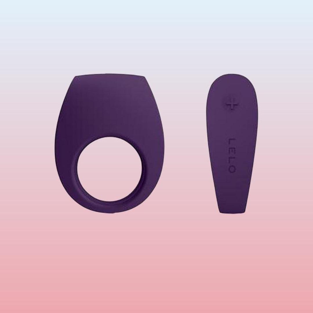 LELO Tor 2 Vibrating Waterproof Cock Ring for Couples - Purple