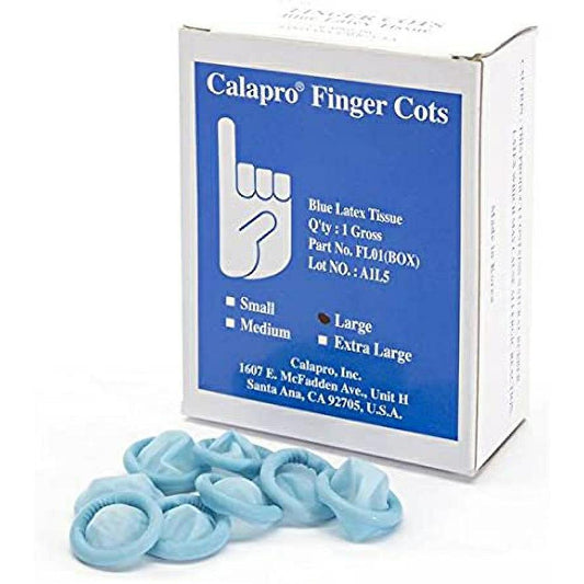 Large Blue Finger Condoms (144-Pack) 1080
