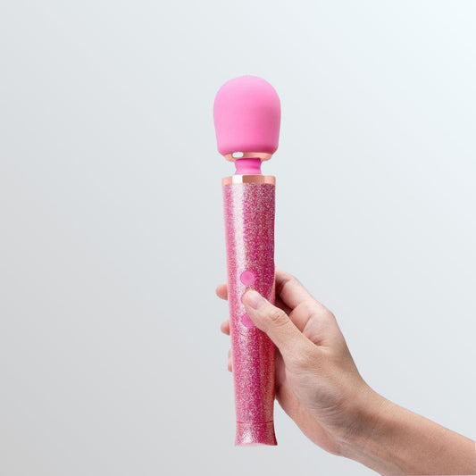 Le Wand 'All that Glimmers' Small Wand Vibrator - Pink 1080
