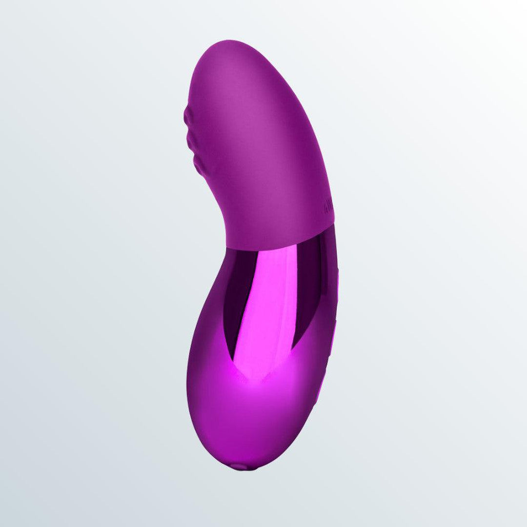 Le Wand Chrome Point Vibrator - Dark Cherry