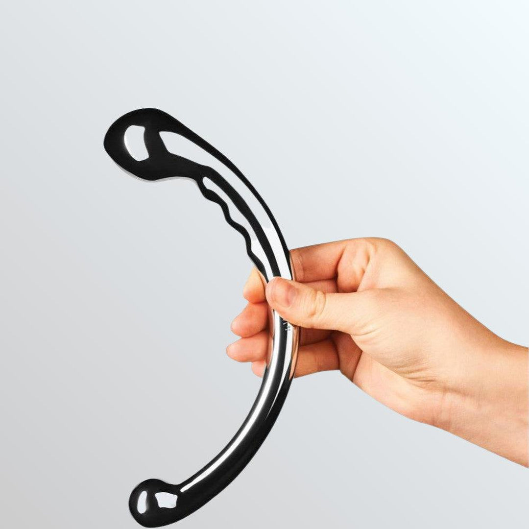 Le Wand Stainless Hoop Metal G-Spot Prostate Massager Condomania.com Le Wand Stainless Hoop Metal G-Spot Prostate Massager Condomania.com