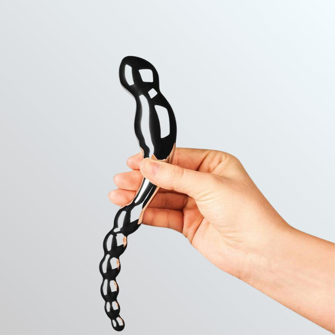 Le Wand Stainless Swerve Metal Prostate Massager Condomania.com Le Wand Stainless Swerve Metal Prostate Massager Condomania.com