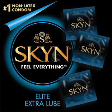 SKYN Elite Extra Lubricated Non-Latex Condoms 12-Pack – Condomania.com