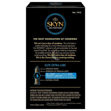 SKYN Elite Extra Lubricated Non-Latex Condoms 12-Pack Condomania.com SKYN Elite Extra Lubricated Non-Latex Condoms 12-Pack Condomania.com