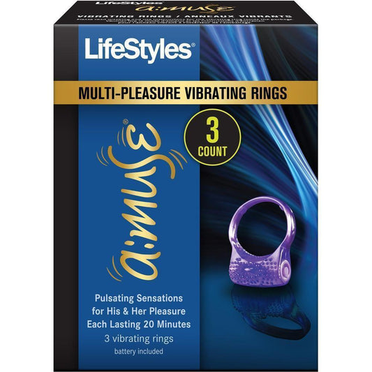 Lifestyles A:Muse Vibrating Ring | 3-Pack 1080