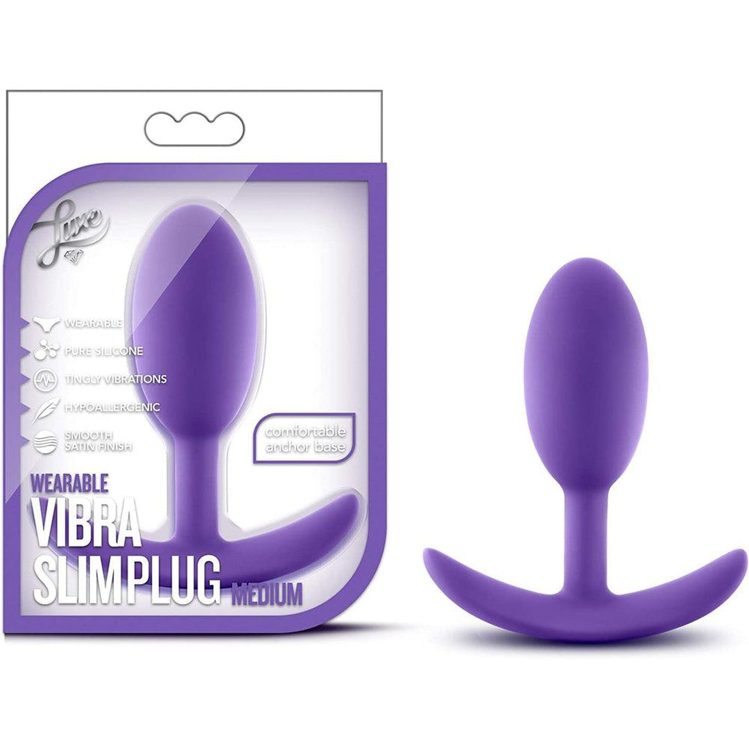 Luxe Wearable Vibra Slim Butt Plug Medium Size Battery-Free Condomania.com Luxe Wearable Vibra Slim Butt Plug Medium Size Battery-Free Condomania.com