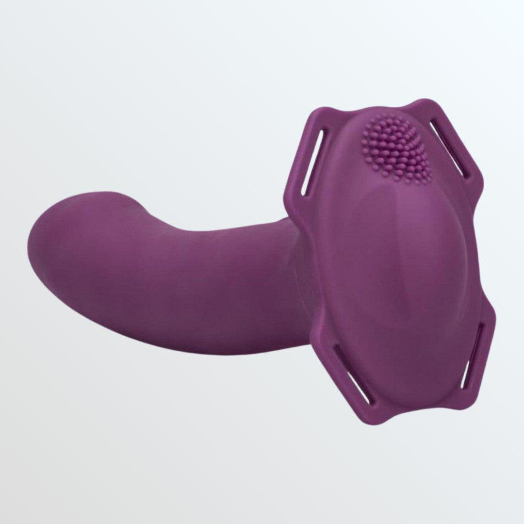 ME2 Rumble Probe Rechargeable Waterproof Silicone Strap-On Harness Vibrator