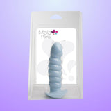 Maia 'Paris' 6" Silicone Ribbed Dong with Suction Base
