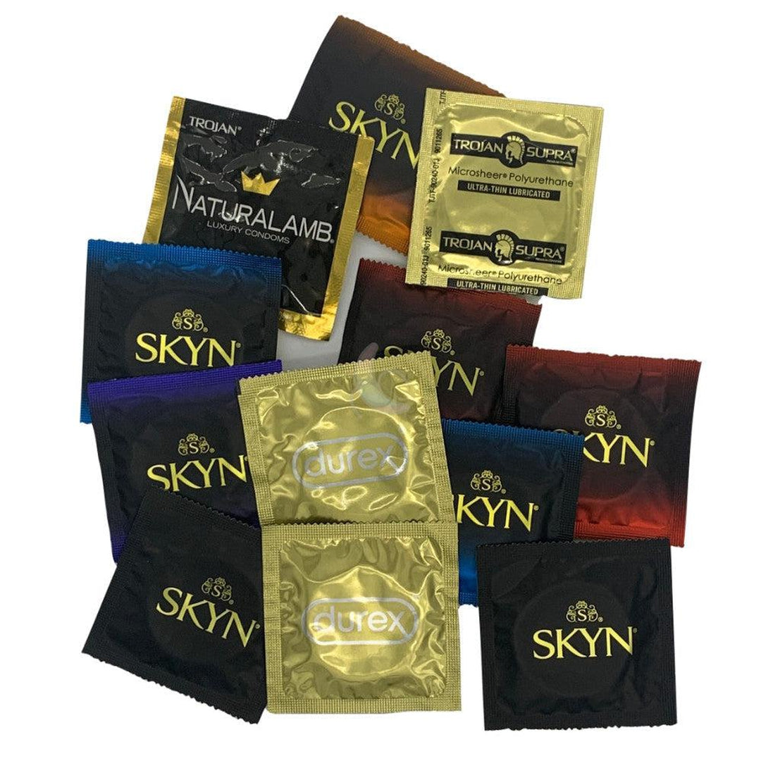 Non-Latex Condom Sampler Kit | 12-Pack