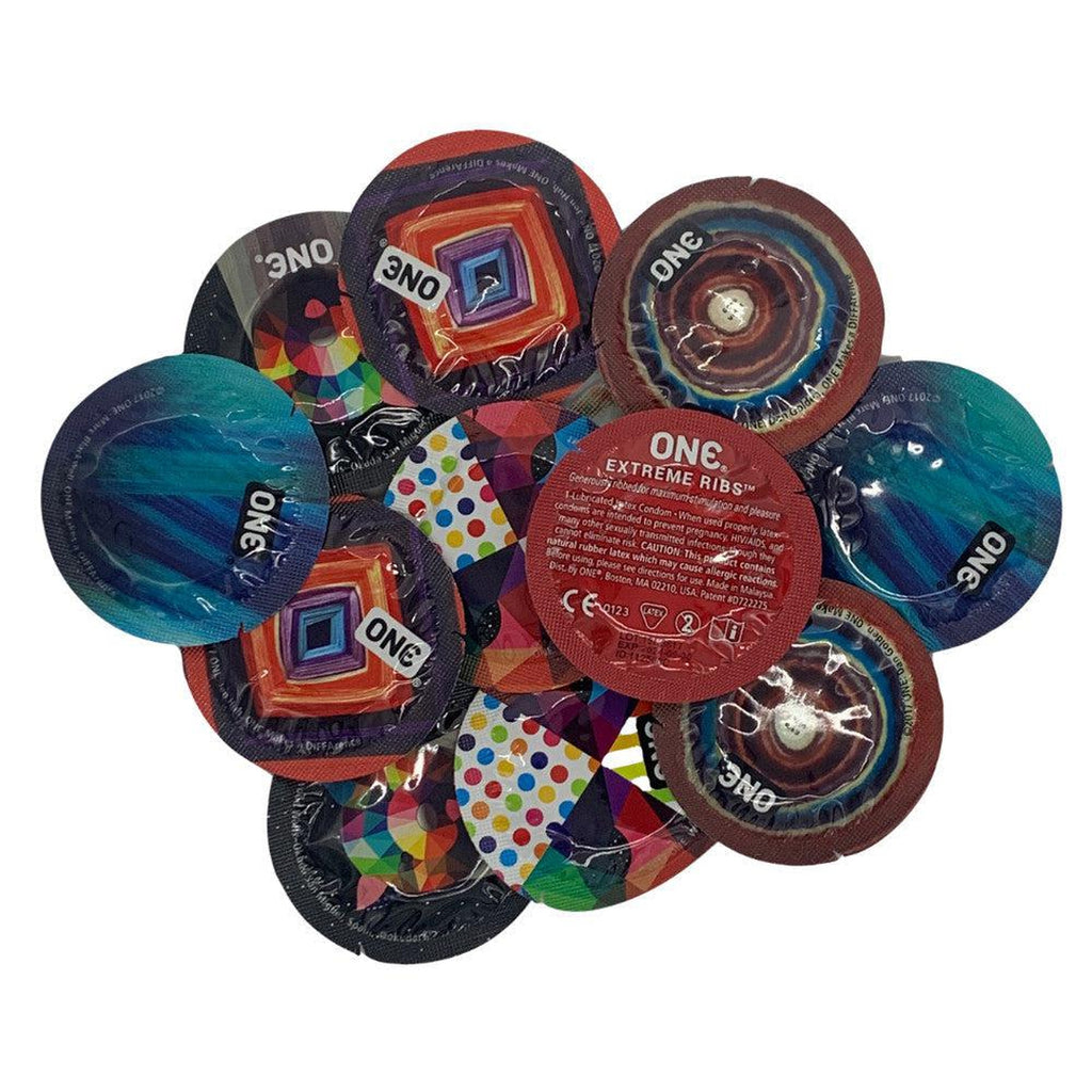 ONE Extreme Ribs Textured Condoms – Condomania.com