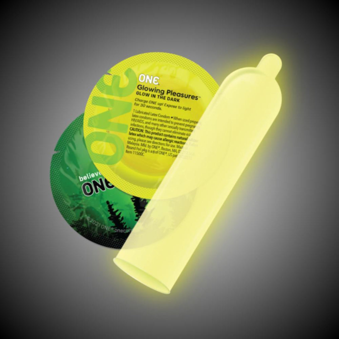 ONE Glowing Pleasure (Glow in the Dark Condoms)