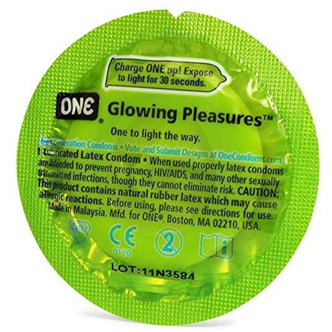 ONE Glowing Pleasure (Glow in the Dark Condoms)
