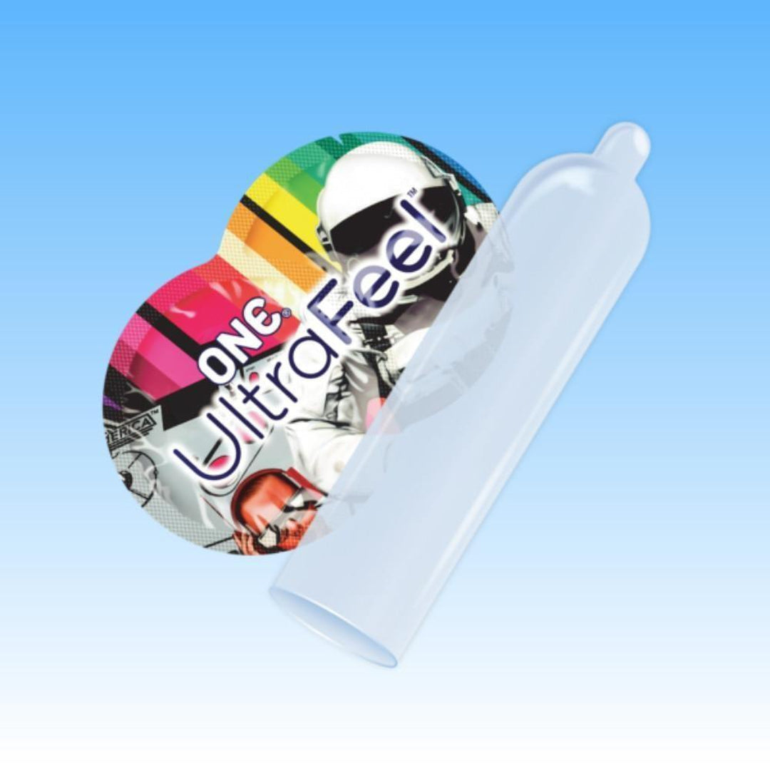 ONE UltraFeel Super Thin Condoms + Lube Pouch - 12 Pack Condomania.com ONE UltraFeel Super Thin Condoms + Lube Pouch - 12 Pack Condomania.com