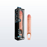 Performance Plus 10" Silicone Cock Sheath Penis Extender - Vanilla