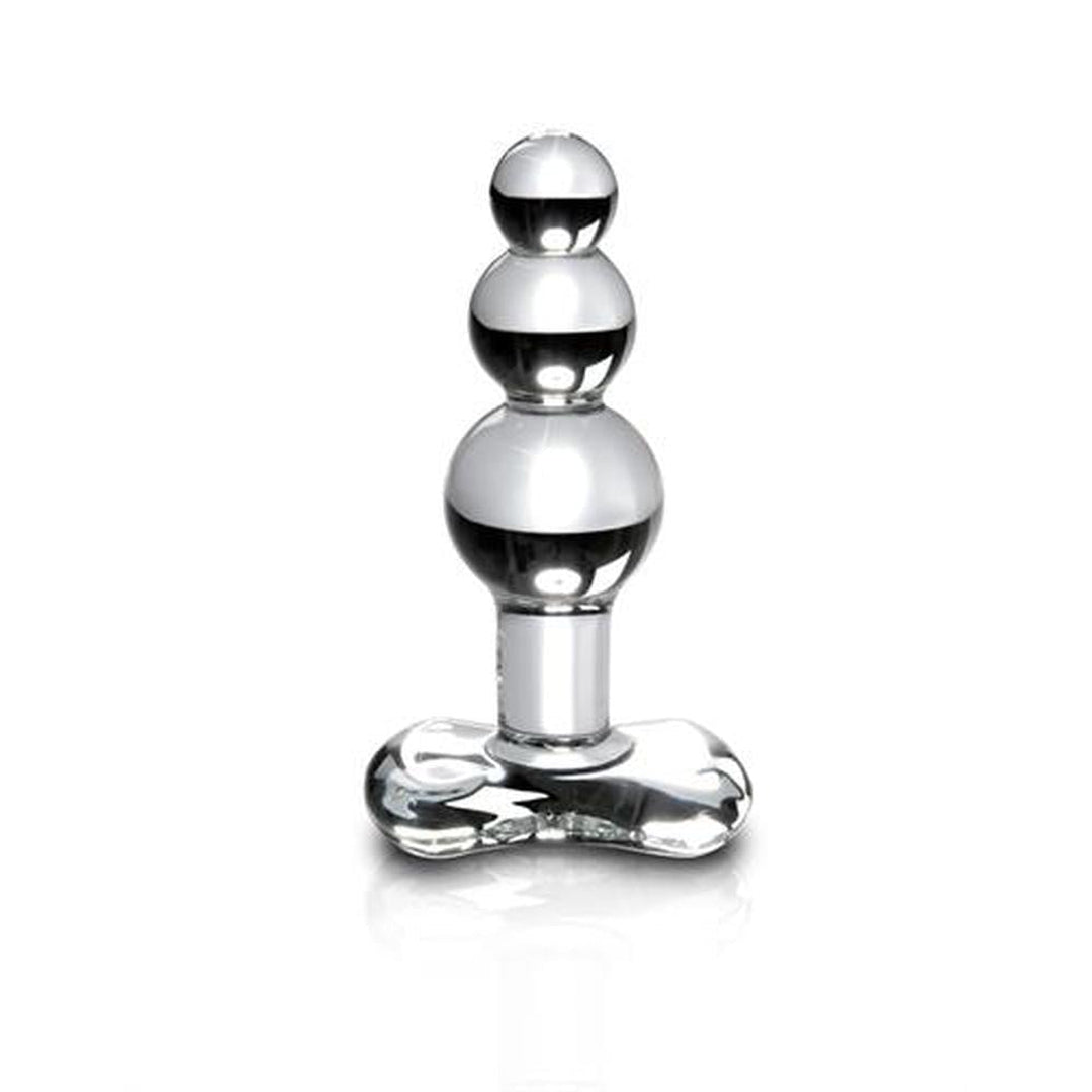 Icicles No 47 Beaded Glass Butt Plug - Clear Graduated Condomania.com Icicles No 47 Beaded Glass Butt Plug - Clear Graduated Condomania.com