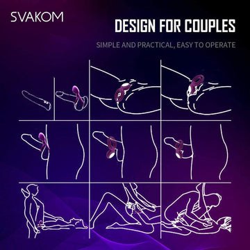 SVAKOM Tammy Double-Ring Vibrating Cock Ring - Couples Condomania.com SVAKOM Tammy Double-Ring Vibrating Cock Ring - Couples Condomania.com