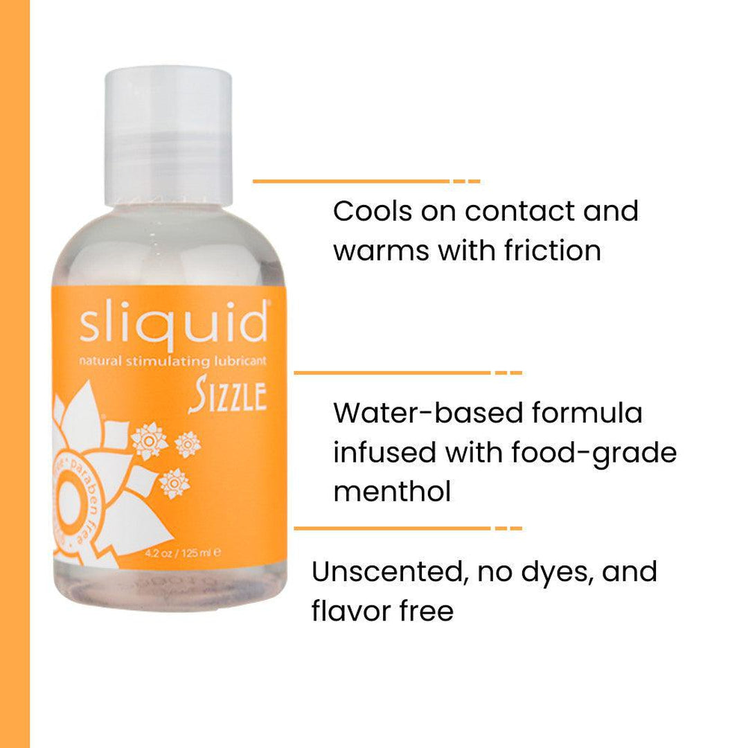 Sliquid Sizzle Warming Lubricant 2oz Menthol Infused Condomania.com Sliquid Sizzle Warming Lubricant 2oz Menthol Infused Condomania.com