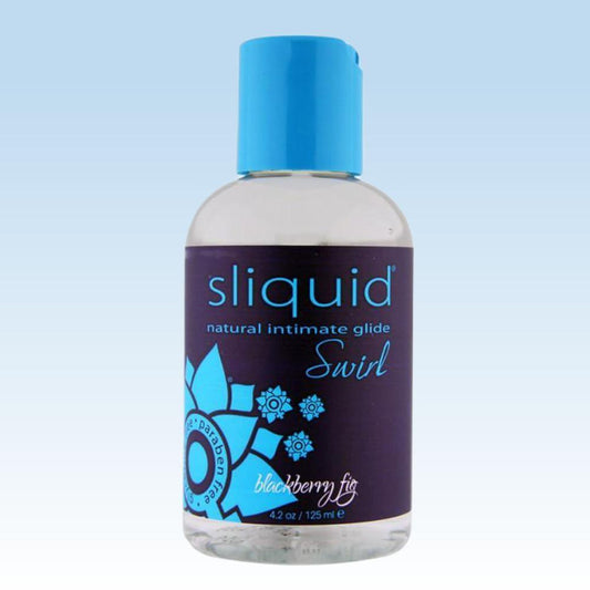Sliquid Naturals Swirl Blackberry Fig Flavored Lubricant | 4.2oz 1080
