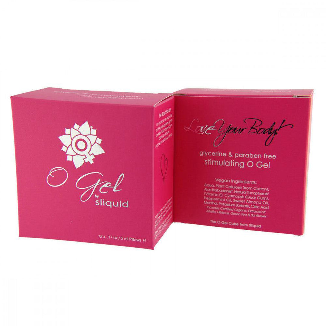 Sliquid Organics O Gel Lube Cube | .17oz 12-Pack