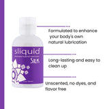 Sliquid SILK Non-Staining Silicone & Water-Based Lubricant