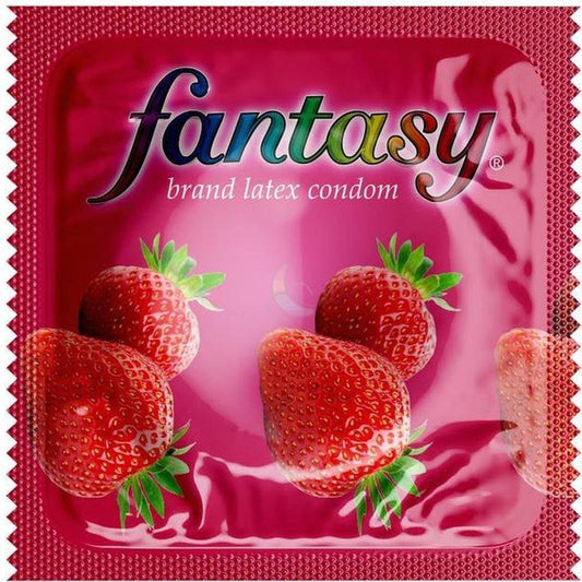 Strawberry Flavored Fantasy Condoms 🍓 1080