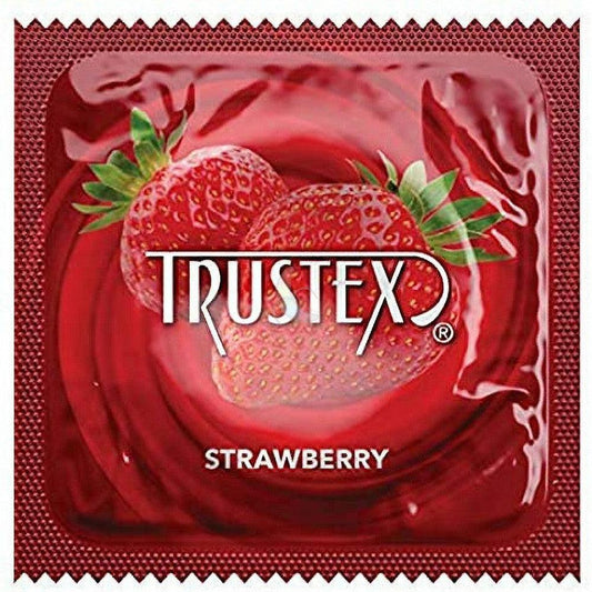 Strawberry Flavored Trustex Condoms 🍓 1080