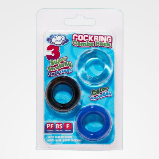 Super Stretchy Cock Ring (3-Pack) 1080